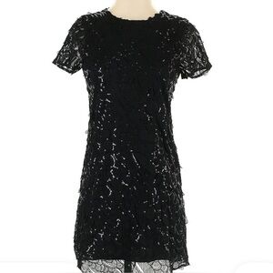 NEW Women’s Line+Dot black sequin dress (look at all pics!) - size medium - NYE